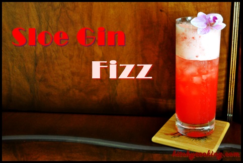 Sloe Gin Fizz Cocktail Recipe