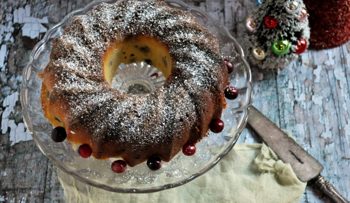 Whole orange cake loaf with cranberry – Mildly Indian